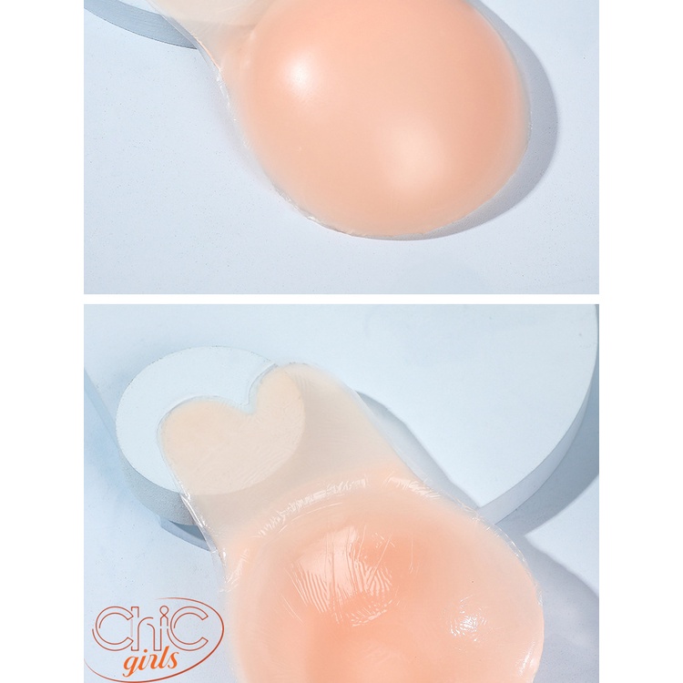 Miếng dán ngưc silicon tai thỏ nâng ngực loại sử dụng đươc nhiều lần (2 miếng)