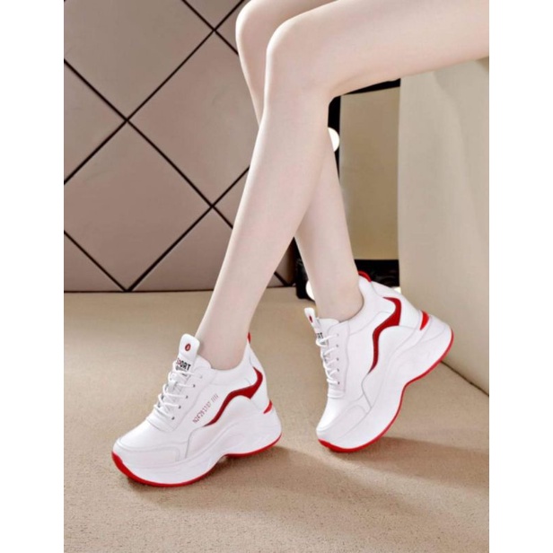 Giầy thể thao độn đế nữ nâng chiều cao lên 9p