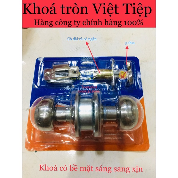 Ổ khoá tròn- khoá tay nắm tròn Việt Tiệp