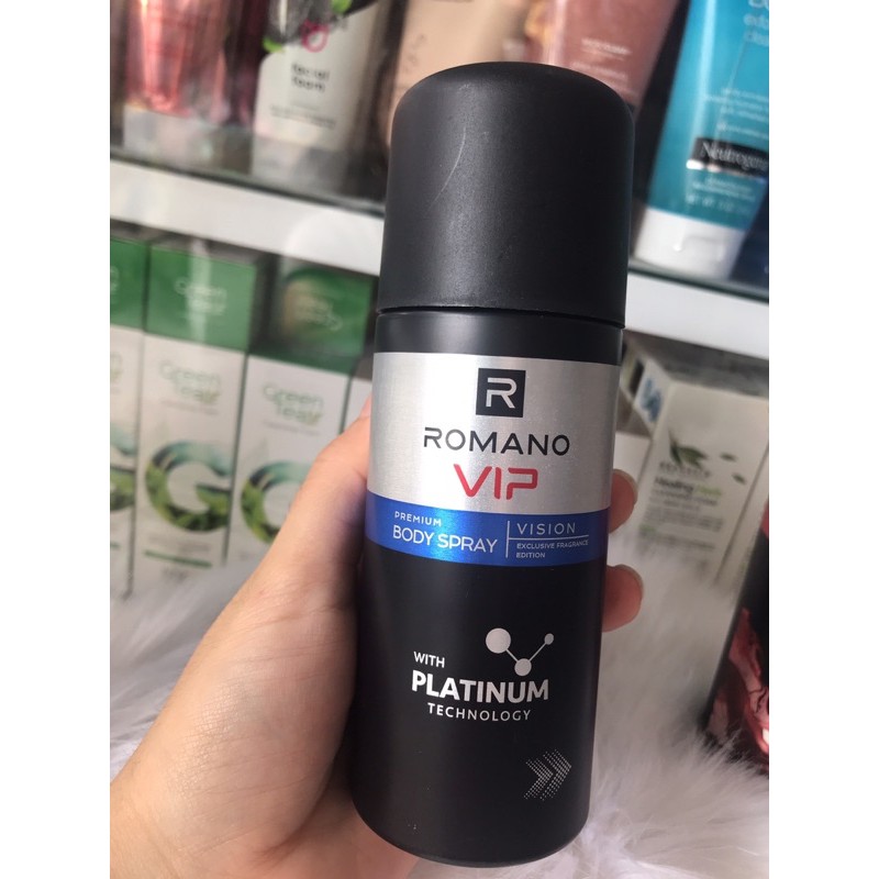 Xịt Ngăn Mùi Nước Hoa Cao Cấp Romano / Xịt Ngăn Mùi Toàn Thân Romano