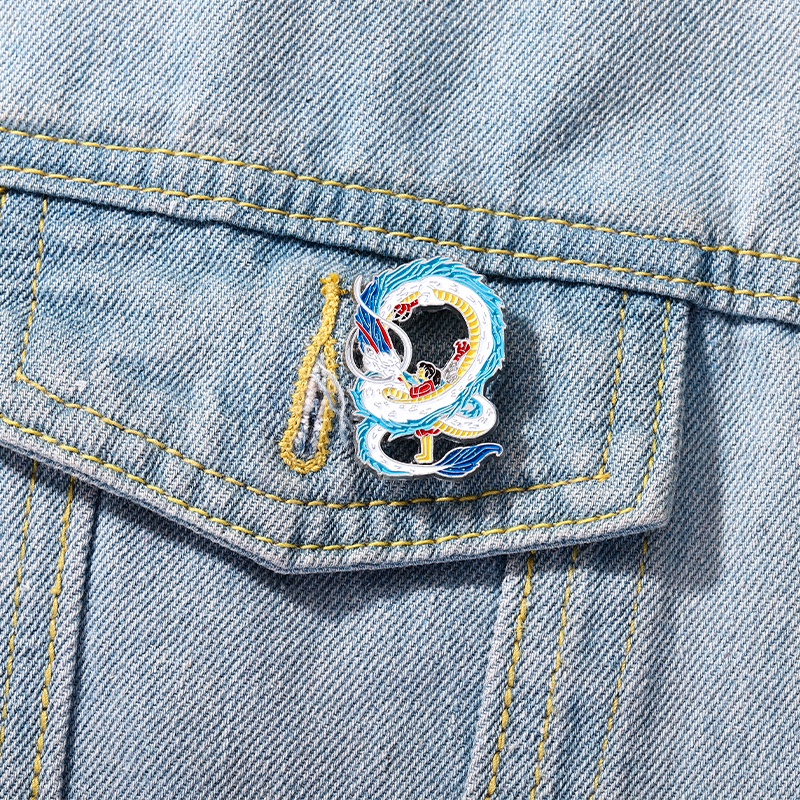 Ghim Cài Áo Hình Nhân Vật Chihiro Haku Trong Phim Spirited Away