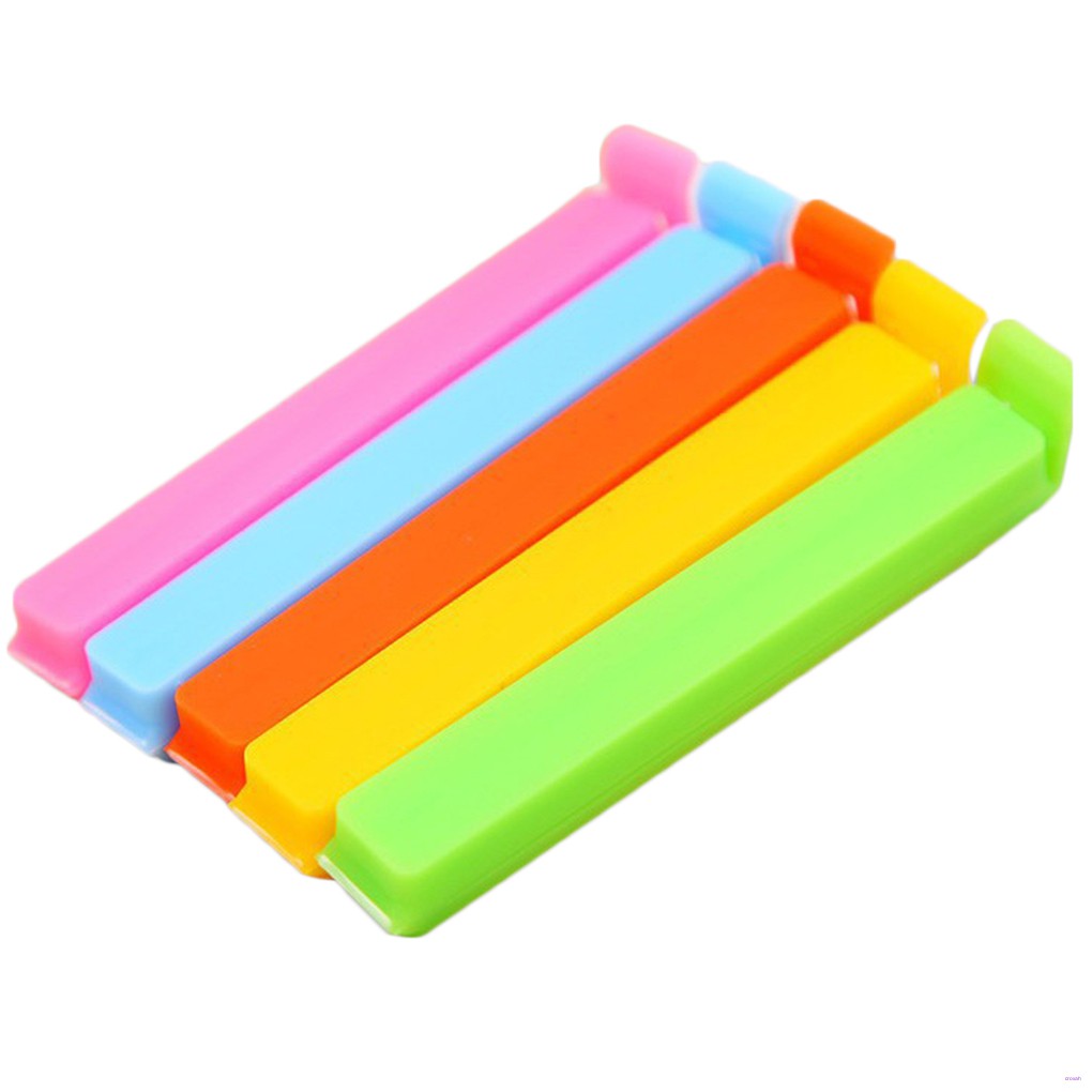 Bộ 5 cái kẹp nhựa niêm phong túi đựng thực phẩm