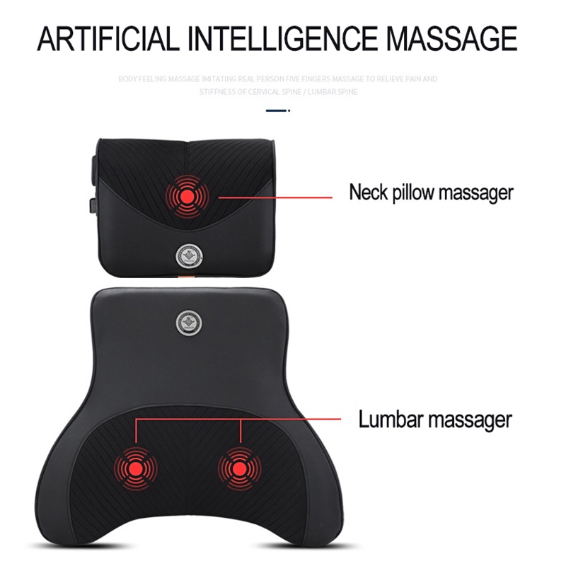 Gối Tựa Đầu/Lưng Mát Xa Cho Xe Hơi