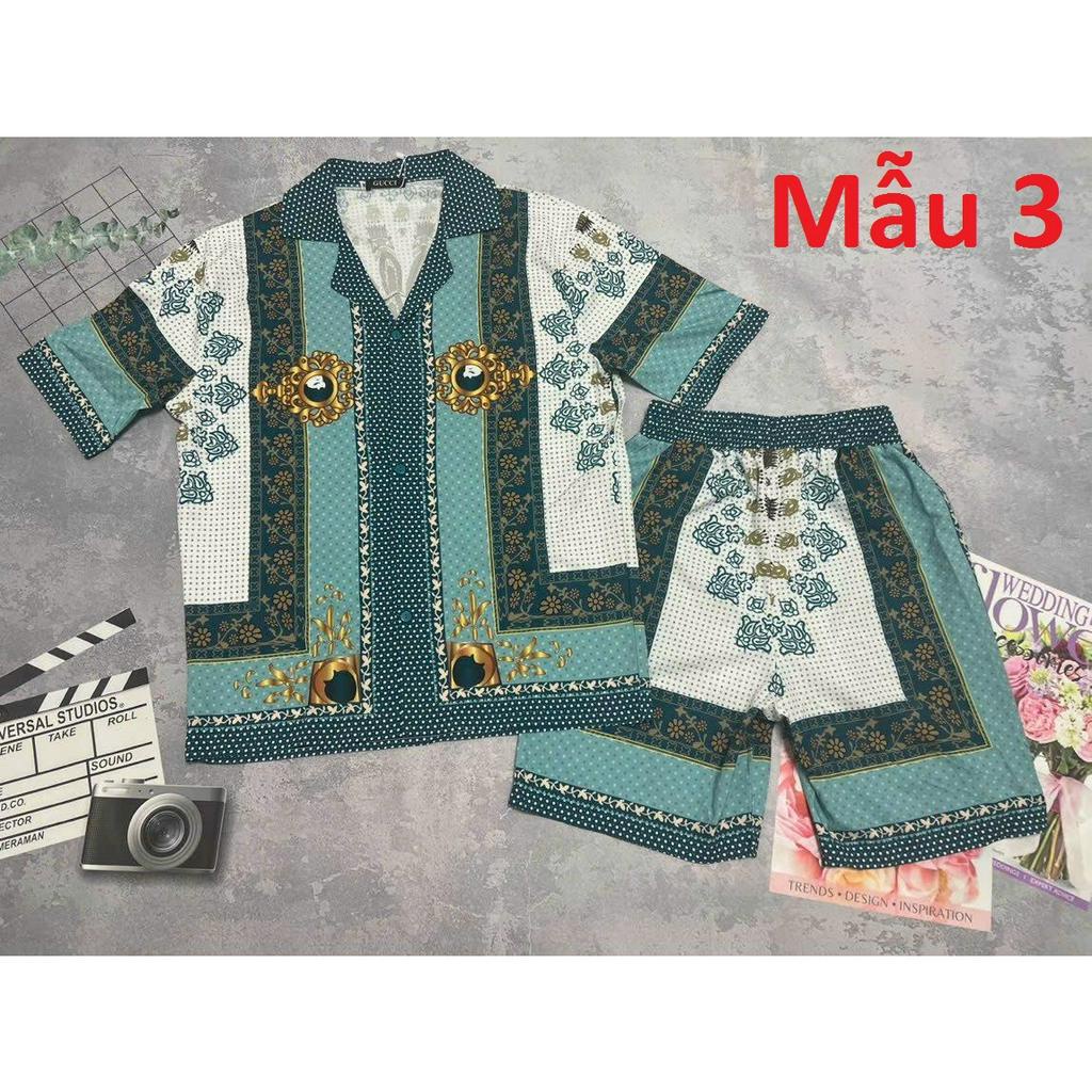 Đồ Bộ Cộc Tay Nam Mặc Hè Chất Lụa Latin Cực Mát - Hàng Siêu Cấp New 2023