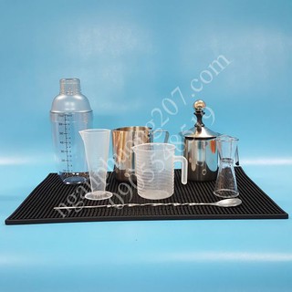 Combo 8 dụng cụ pha chế cà phê , barista (shaker 700ml in đậm )
