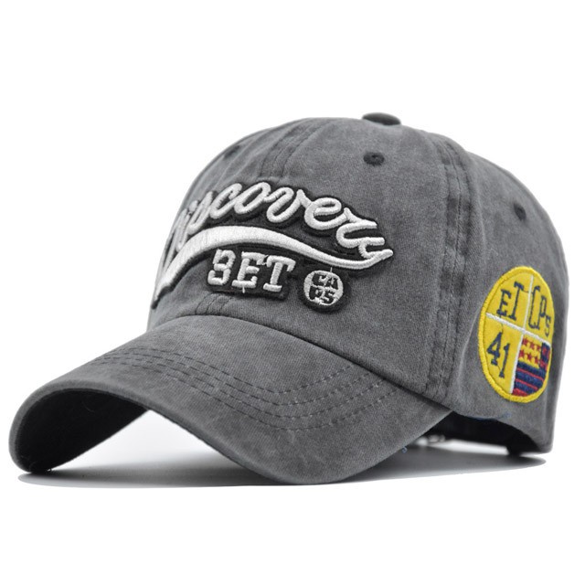 Mũ lưỡi trai ❤️ Nón kết Jean thêu chữ DISCOVERY phong cách unisex phù hợp cho cả nam lẫn nữ