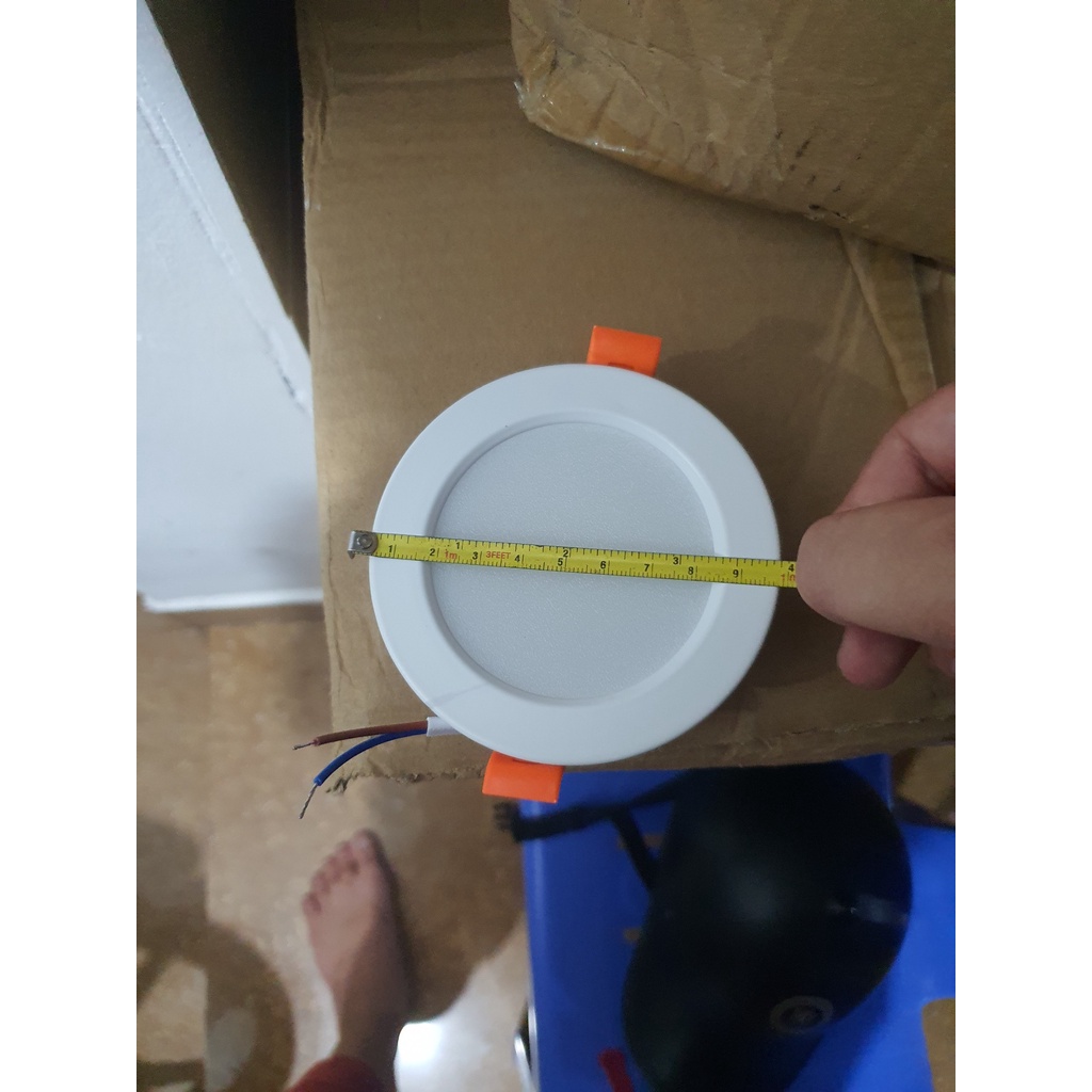 Đèn Led trần 3 chế độ màu dùng thay thế cho các đèn thế hệ cũ chĩnh hãng CREALED, dùng cho lỗ khoét từ 75 --90mm