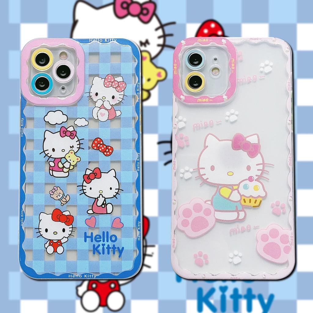 Ốp điện thoại họa tiết Hello Kitty nhiều màu xinh xắn cho IPhone 12 11 7Plus 12promax X Xs Max XR 8 7 SE2020