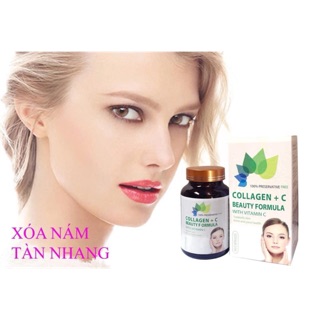Viên uống Collagen + C xoá nám , tàn nhang