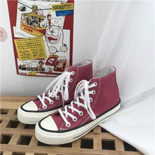 GIÀY ULZZANG CONVER HỒNG ĐẤT ĐẬM