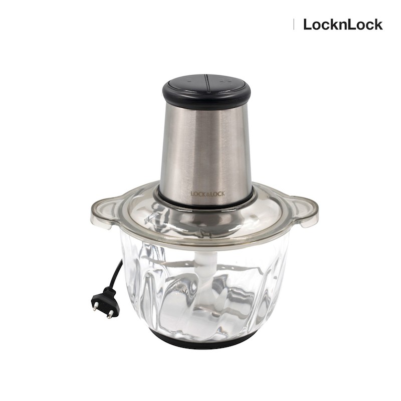 [Chính Hãng] Máy Xay Thịt Lock&amp;Lock Cối Lớn Chạy Khỏe EJM186 SLV 2.4 Lít