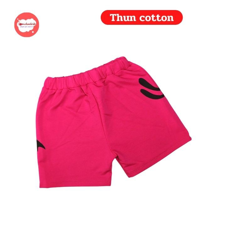 Quần short thun bé gái hình vịt Donal và chó Pluto từ 8-20kg - Tomchuakids