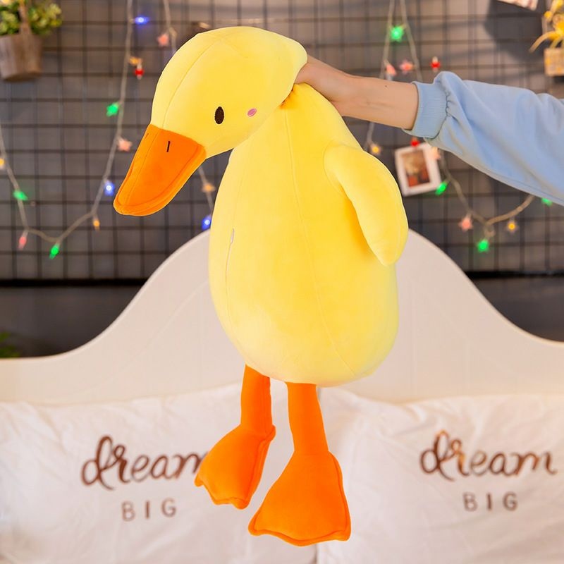 Thú gấu nhồi bông Vịt má hồng trầm cảm, mệt mỏi, đủ kích thước 60cm, 1m2, 1m6