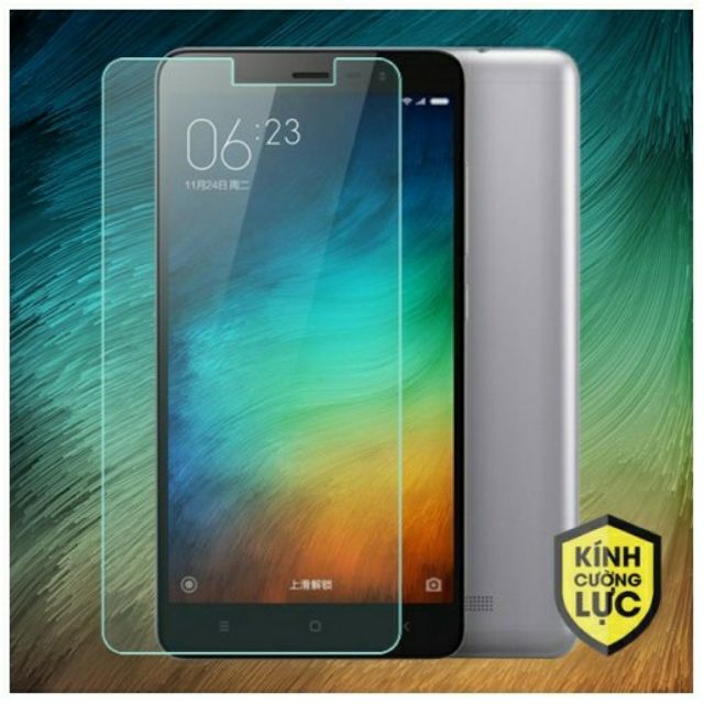 Bộ 3 dán kính cường lực xiaomi redmi note 3