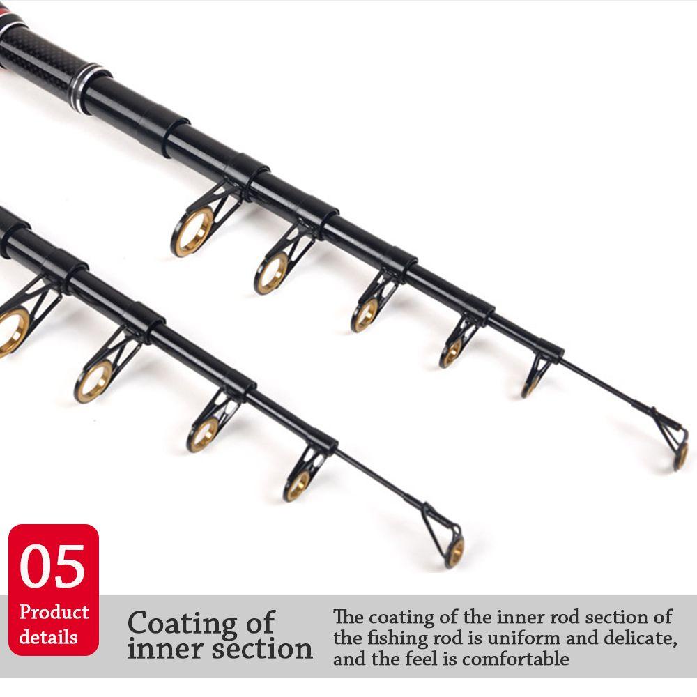 MUVAKO Cần Câu Cá Có Thể Điều Chỉnh Tiện Dụng Khi Đi Du Lịch