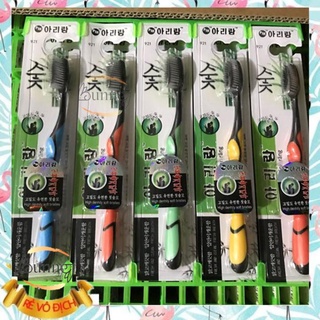 DỤNG CỤ RĂNG, BÀN CHẢI ĐÁNH RĂNG THAN TRE HOẠT TÍNH HÀN QUỐC BOSSI