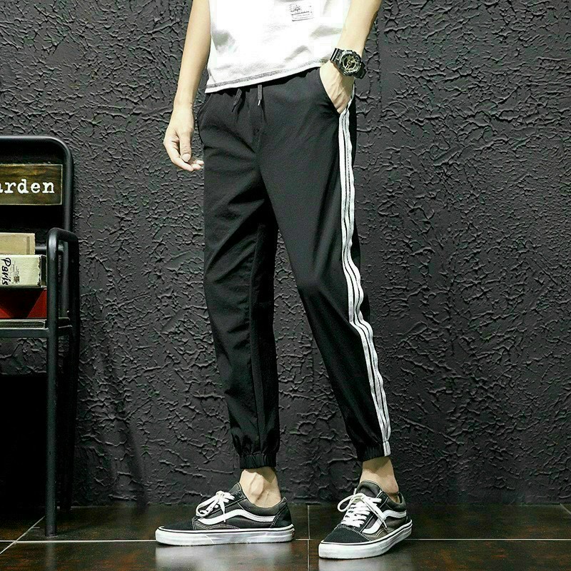 Quần joggẻ kaki - Quần Kaki 3 sọc nhiều màu chất vải kaki dày dặn mềm mịn bao đẹp