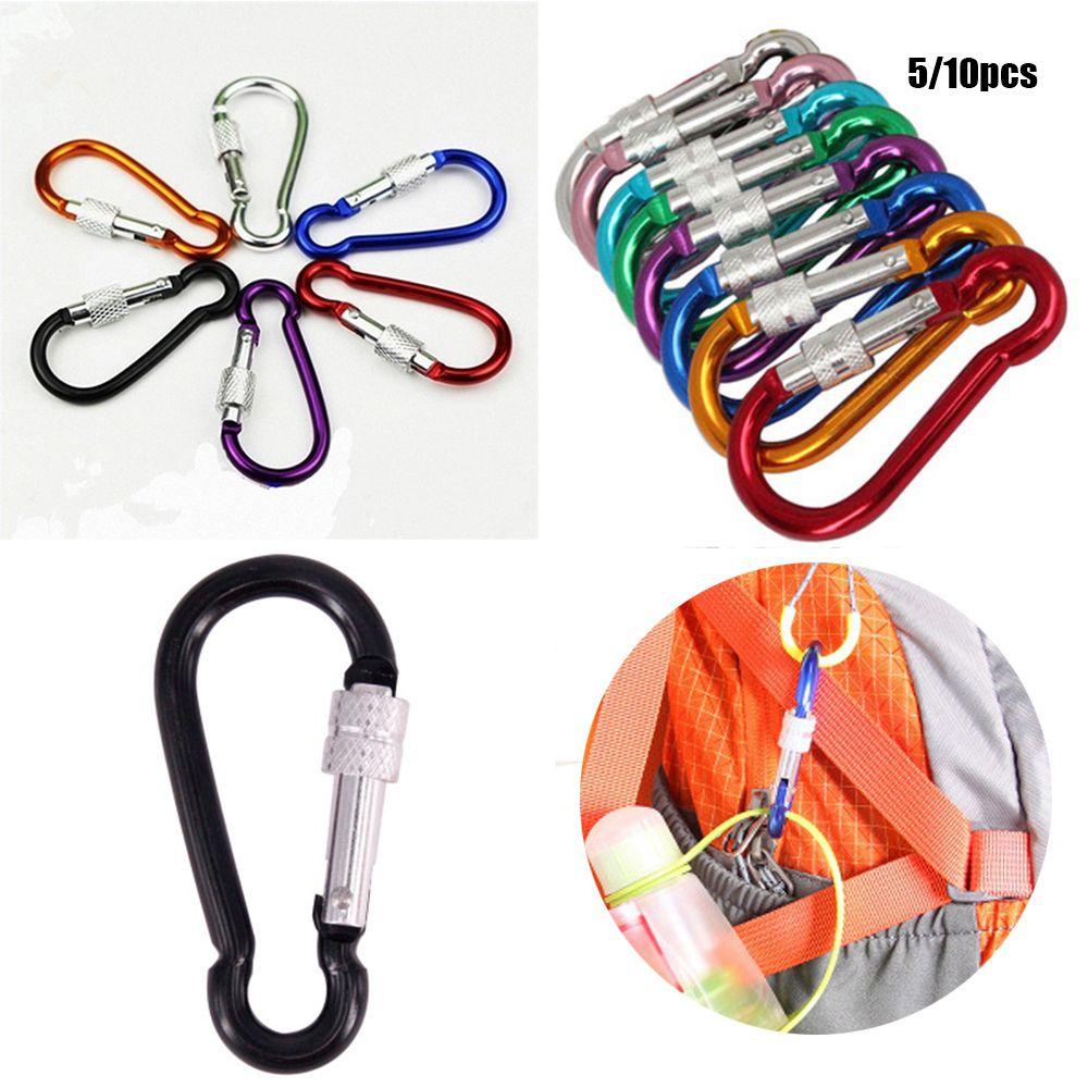 SUYO Set 5 / 10 Móc Khóa Leo Núi Bằng Hợp Kim Nhôm Nhiều Màu Sắc Chất Lượng Cao