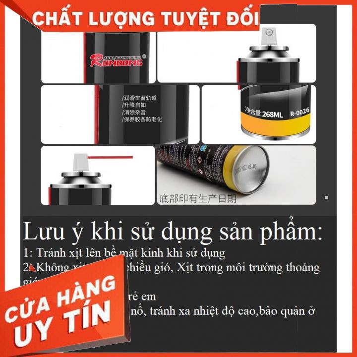 Dung dịch xịt phục hồi bảo dưỡng gioăng cửa ô tô