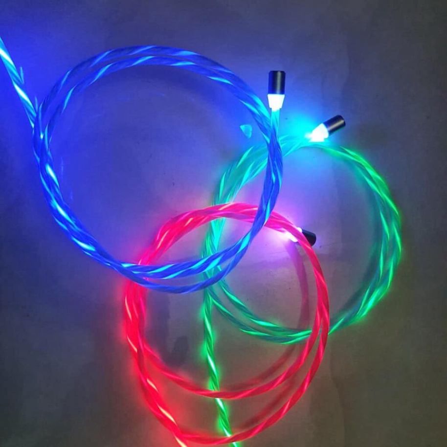 Cáp nam châm dây phát sáng 3 đầu  - HOT
