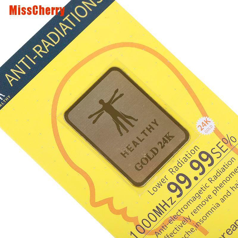Miếng Dán Chống Bức Xạ 24k 1000 Ions 99.99 Cho Điện Thoại