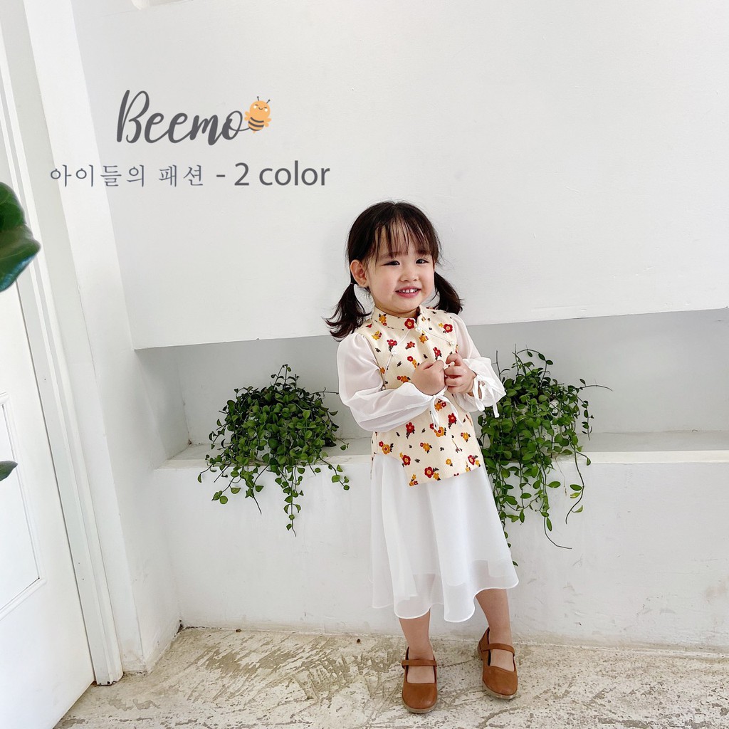 Set bộ hán phục 2 màu cực xinh siêu hot hit cho bé gái diện Tết - Sukids Store chuyên cung cấp quần áo cao cấp