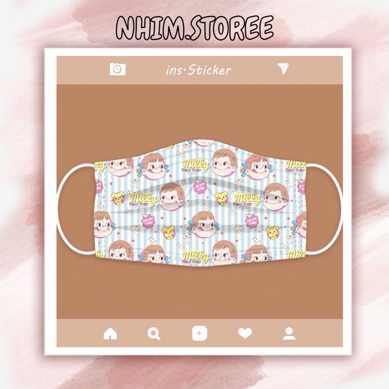 Khẩu Trang Bé Milky Cute ( Size Cho Người Lớn )