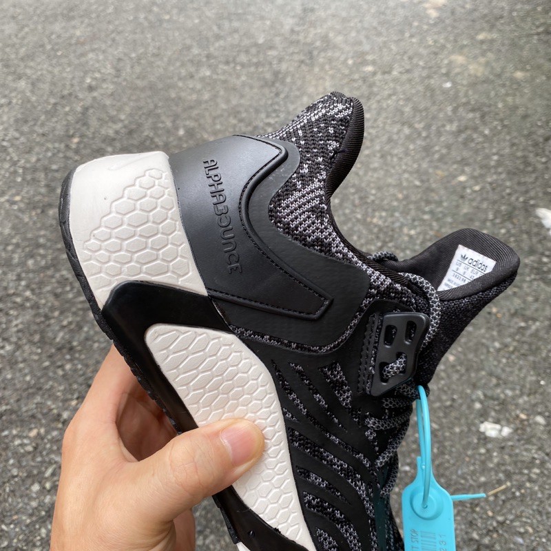 [fullbox] Giầy alphabounce đen đế trắng nam | BigBuy360 - bigbuy360.vn