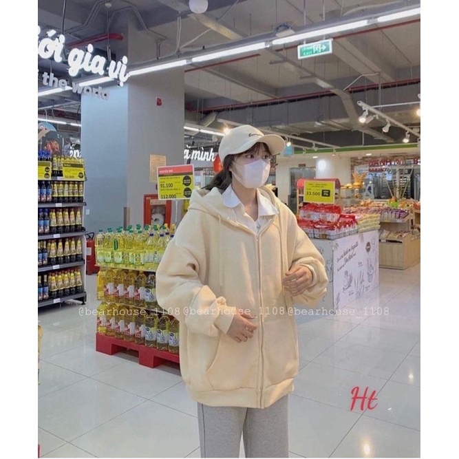 Bộ khoác trơn quần bom xám H26