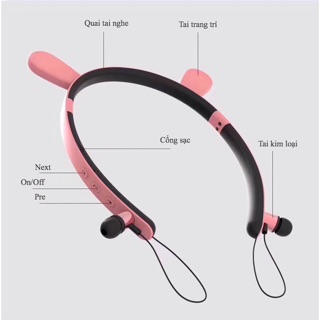 Tai nghe bluetooth cat ear ZW-29