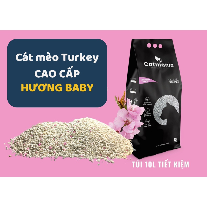 Cát mèo Catmani 10L 8,5kg - Dòng Cao Cấp