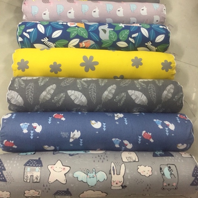 Gối ôm người lớn cotton 100% (30x100cm)