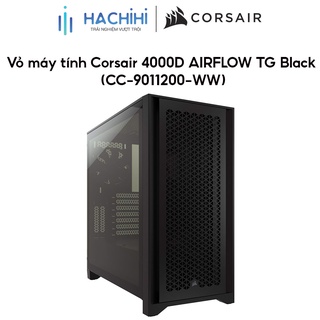 Vỏ máy tính corsair 4000d airflow tg black