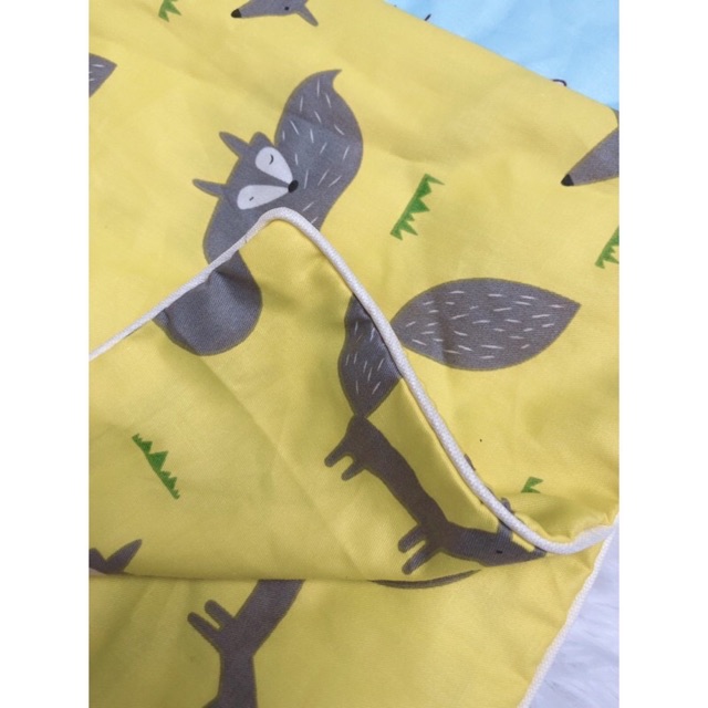 Vỏ/áo gối 100% chất coton lụa hàn dùng thay thế cho bé size 30x45