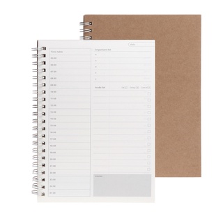 JoJo♥ Planner Book Monthly Weekly Daily Agenda Schedule Blank Diary DIY Study Notebook