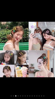 Set 7 kẹp tóc dễ thương phong cách hàn quốc