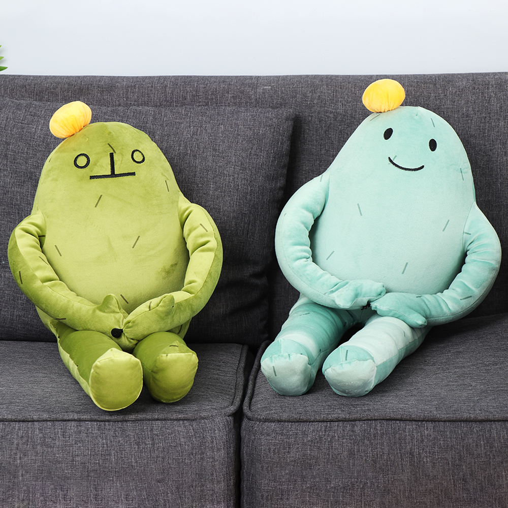 Gối Nhồi Bông Mềm Mại Hình Xương Rồng Nhiều Màu Dễ Thương