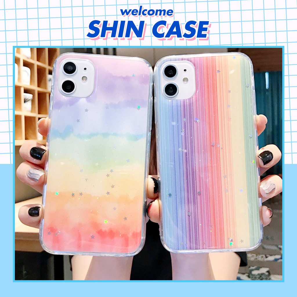 Ốp lưng iphone Rainbow 5/5s/6/6plus/6s/6s plus/6/7/7plus/8/8plus/x/xs/xs max/11/11 pro/11 promax/samsung – Shin Case