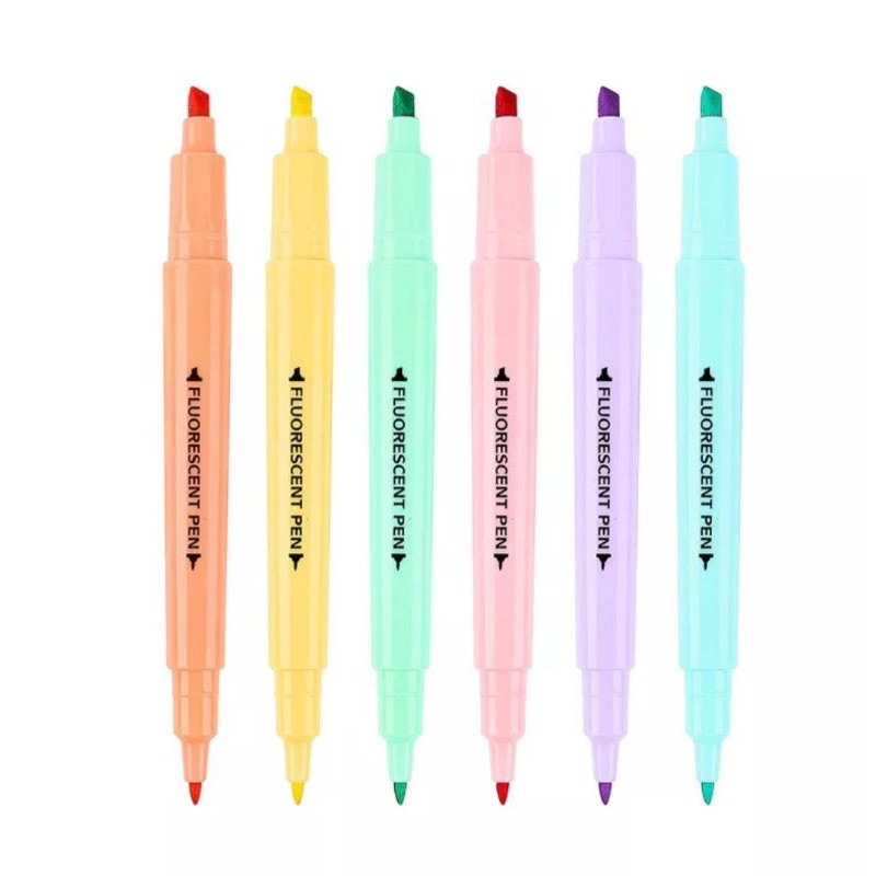 Bút dạ quang màu Pastel OT-HL0005 (6 màu)