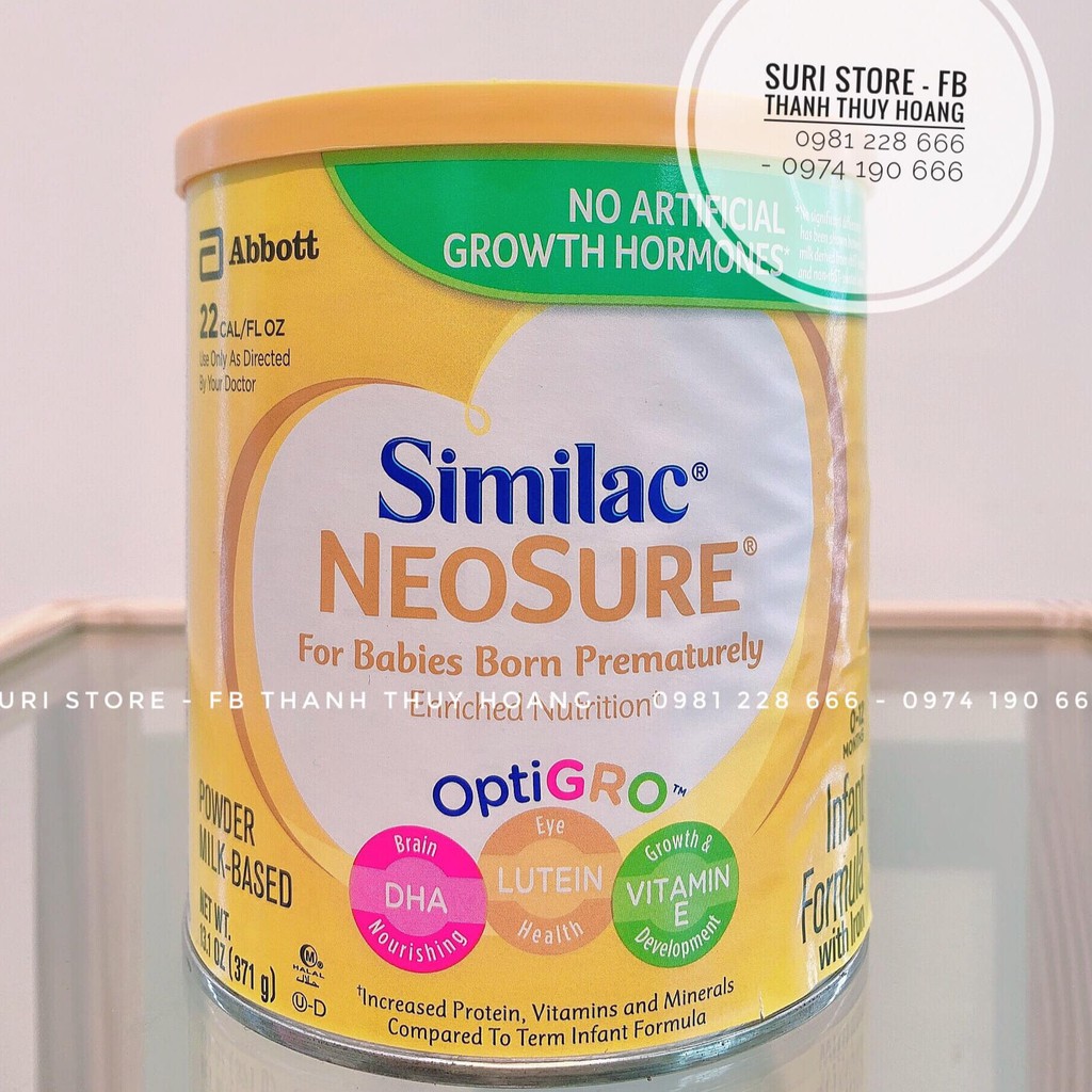 Sữa Similac Neosure sinh non 371g (Hộp)