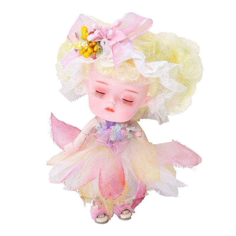 Bộ Búp Bê Barbie BJD Xinh Xắn Kèm Quần Áo 14cm