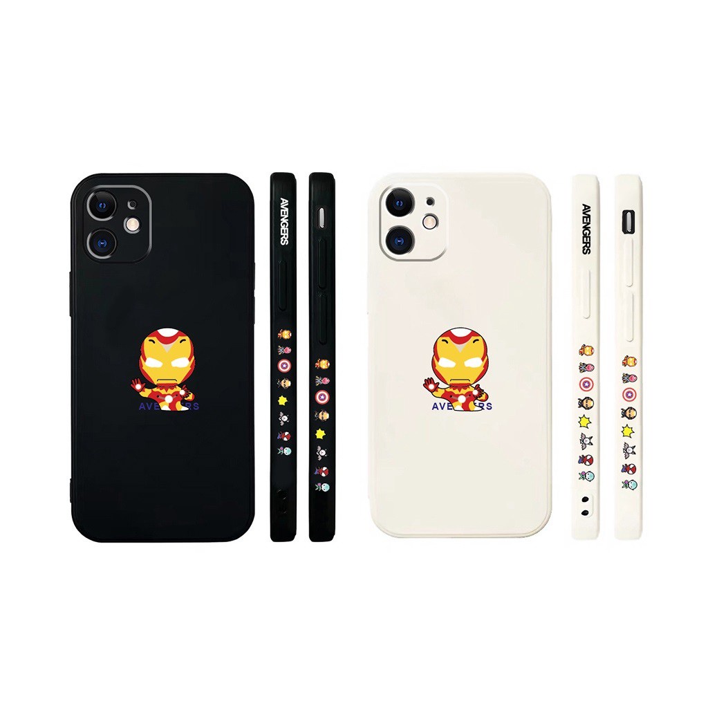 Ốp lưng, ốp iphone vuông iron man 6/6plus/6s/6splus/7/7plus/8/8plus/x/xr/xs/11/12/pro/max/plus/promax - ĐQ Store