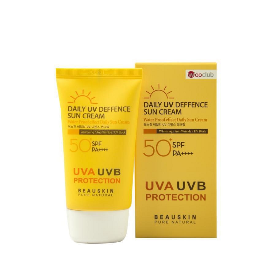 Kem chống nắng bảo vệ kiểm soát bóng nhờn lâu trôi Beauskin Daily UV Deffence Sun Cream 50ml - Hàn Quốc Chính Hãng