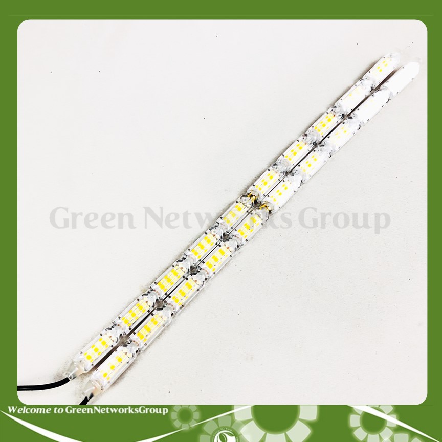 Đèn led dây dán 1 dãy 10 bóng mũi tên Trắng Vàng với chế độ chớp chạy màu vàng kiểu mũi tên ( 2 chế độ ) Greennetworks