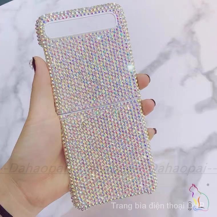Ốp điện thoại đính đá chống vỡ cho Samsung Galaxy Zflip3 zflip2 zflip Z flip 3 2 lật flip2