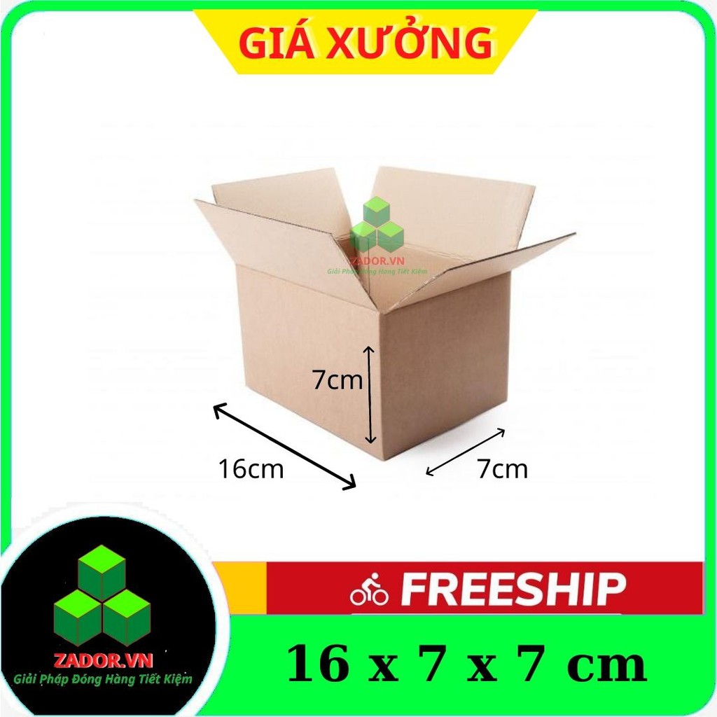 combo 50 hộp carton Size 16x7x7 ùng Carton Đóng Hàng Zador