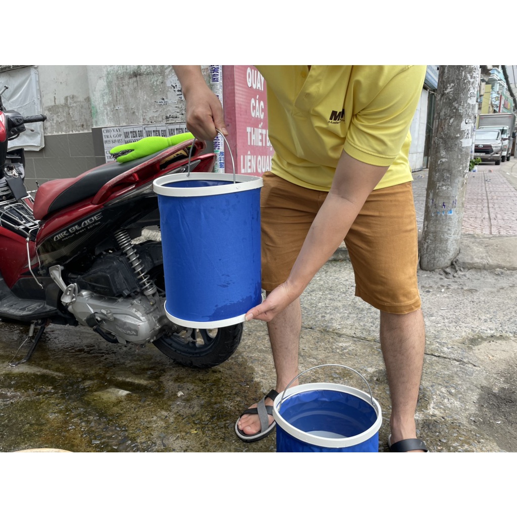 Xô Đựng Nước Gấp Gọn Đa Năng ,Thùng Chứa Nước Gấp Gọn 9l 13lít