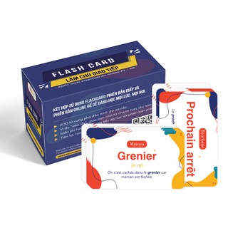 Flashcard tiếng Pháp làm chủ giao tiếp trình độ A1-A2