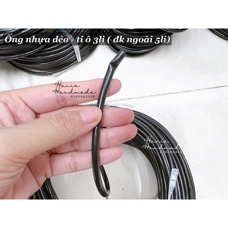 Ống nhựa dẻo, ống ti ô, ống dẫn nước 3mm