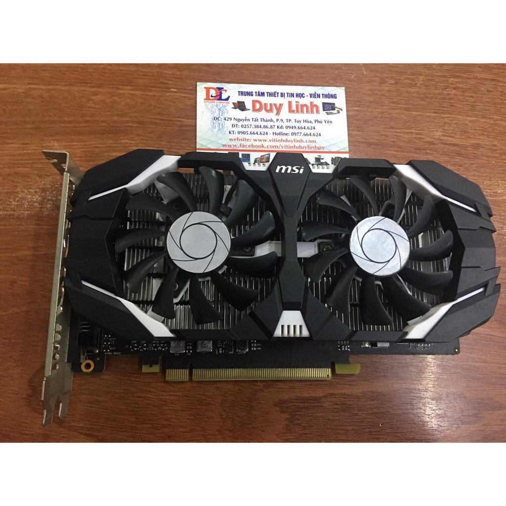 Vga GTX 1050ti 4G MSI 2 fan check hãng còn bảo hành 10/2021